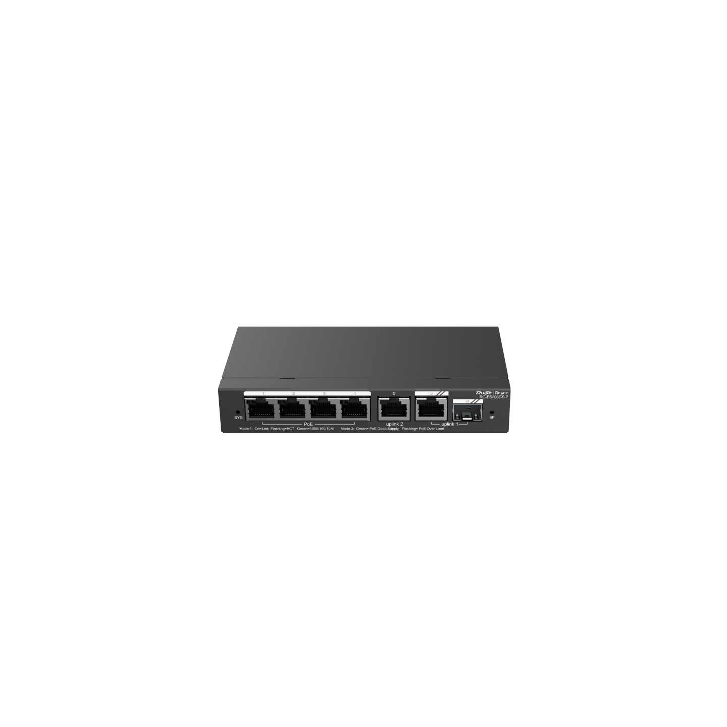 Ruijie 6 Port Gigabit Smart Cloud Managed PoE Switch