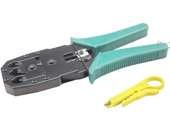 3 in 1 Modular RJ Crimping Tool w/ UTP Stripper