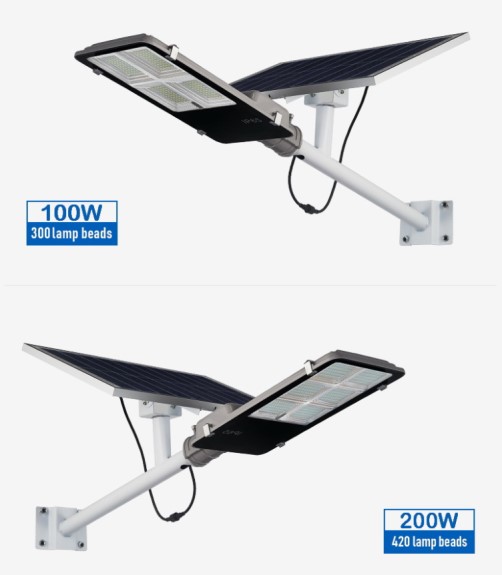 Separated Panel Solar Street Light 100W